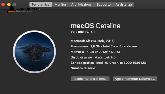 Come verificare quale versione di macOS è in esecuzione sul Mac