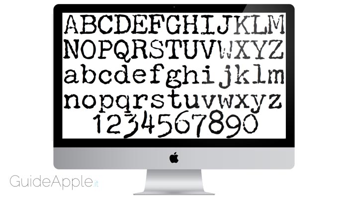 Come installare font su Mac