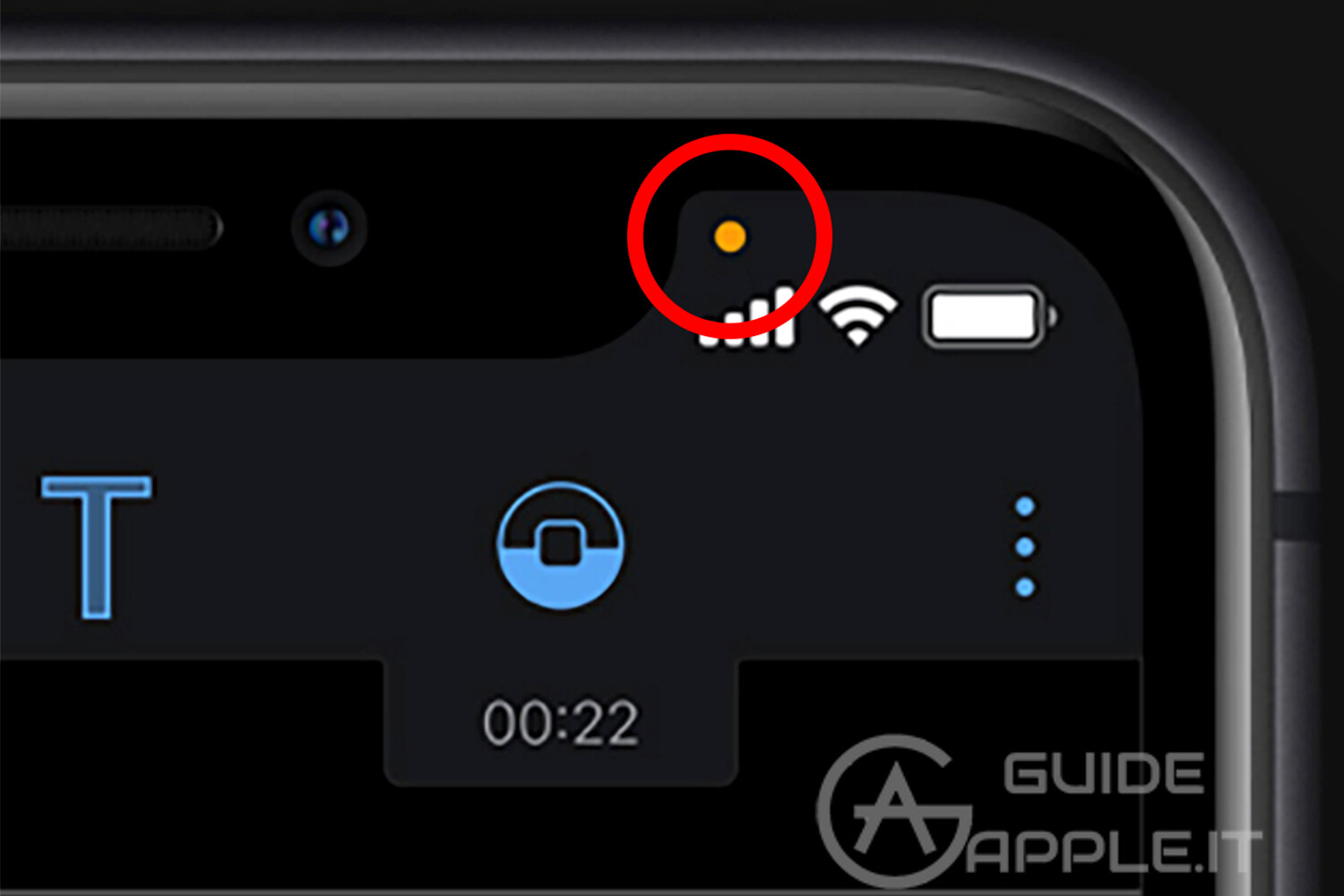 Puntino verde e arancione su iPhone: cosa sono?