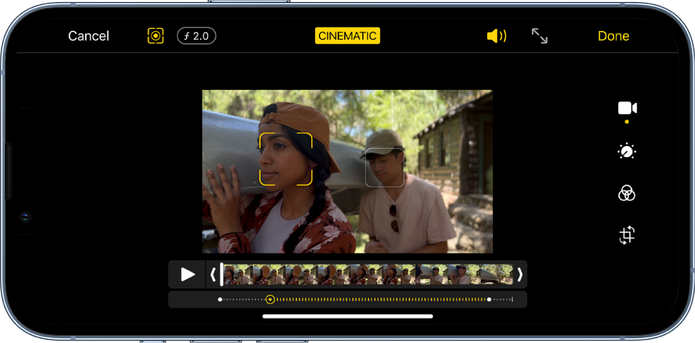 Modificare i video in modalità Cinema su iPhone - Supporto Apple (IT)
