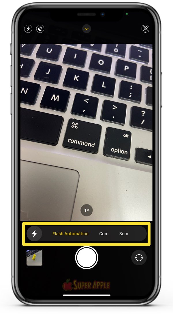 Flash della fotocamera dell'iPhone