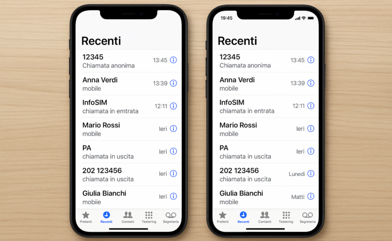 Registro chiamate condiviso/sincronizzato su più iPhone: perché succede e come risolvere